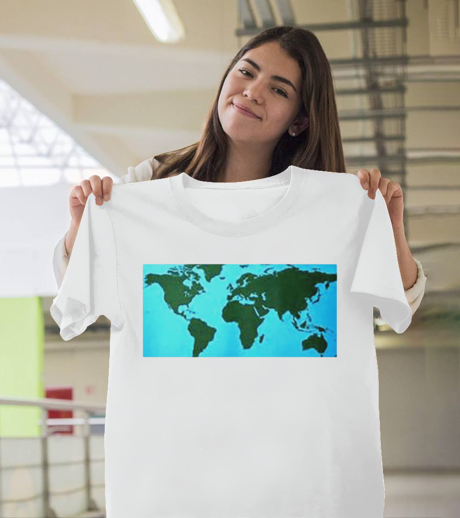 World Map Planet Earth Travel Adventure Journey T-Shirt