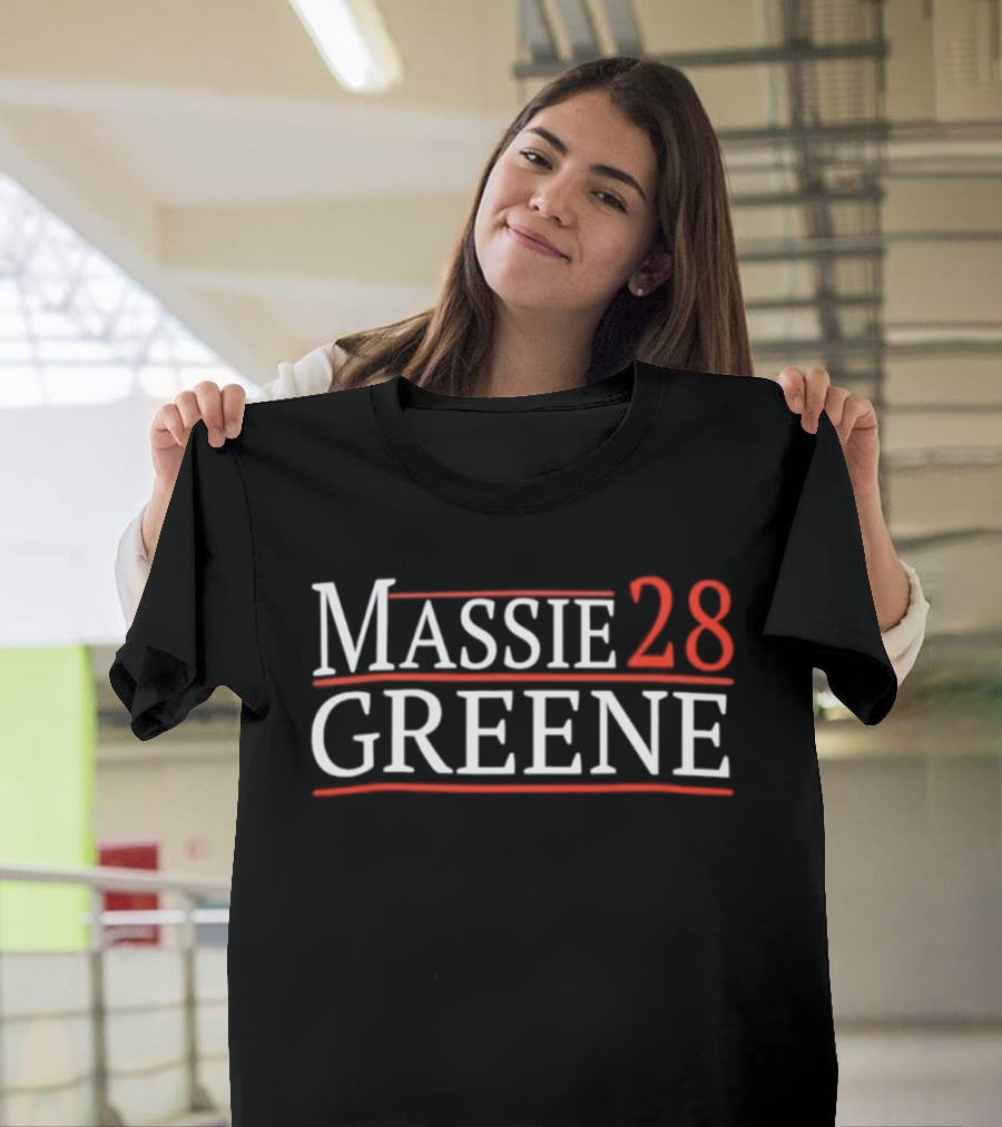 Massie Greene 28 Presidential Campaign 2028 T-Shirt