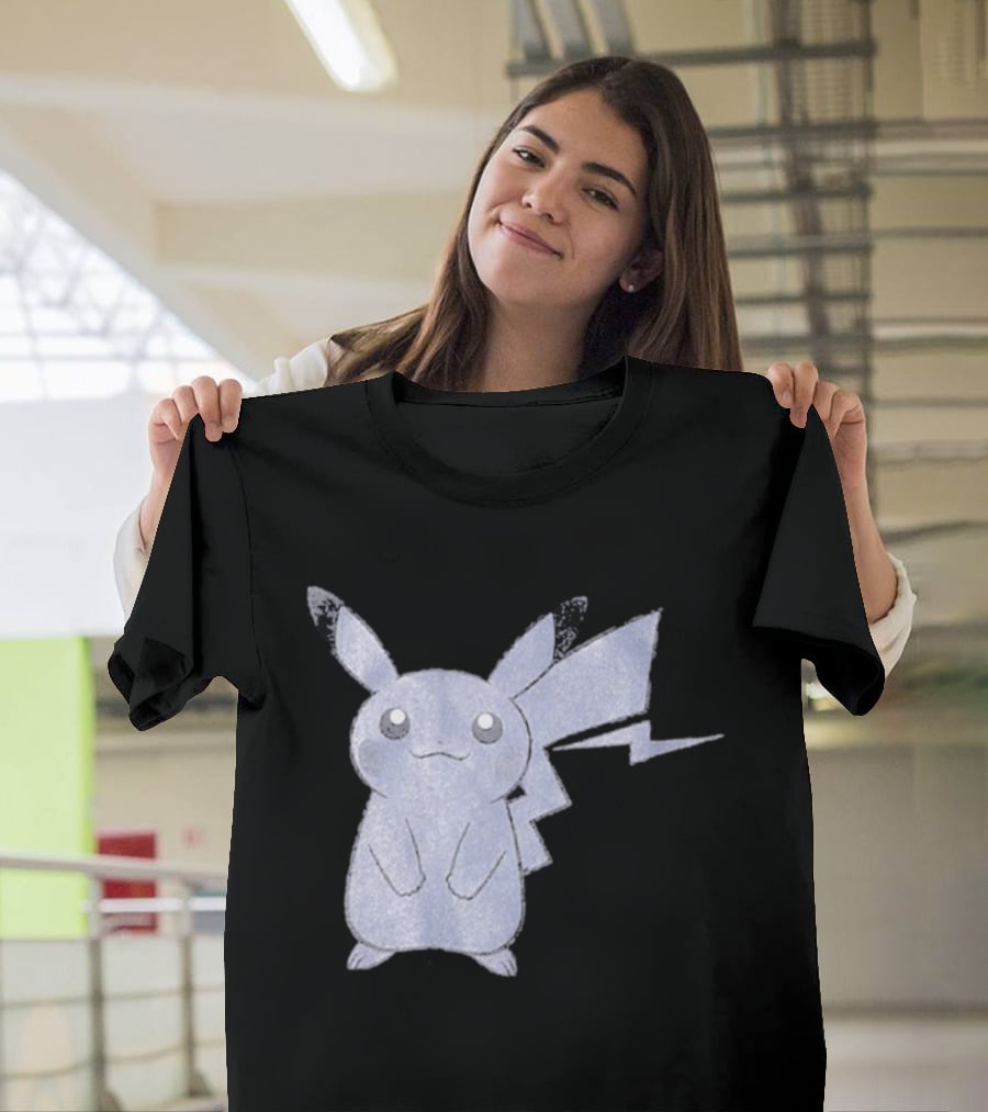 Thunderbolt Project Black Pikachu By Fragment And Pokémon Los Angeles T-Shirt