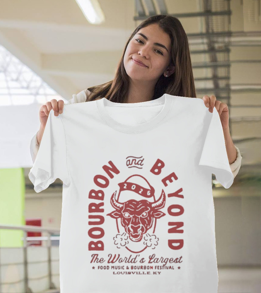 Bourbon And Beyond 2026 World's Largest Food Music Bourbon Festival Louisville KY T-Shirt