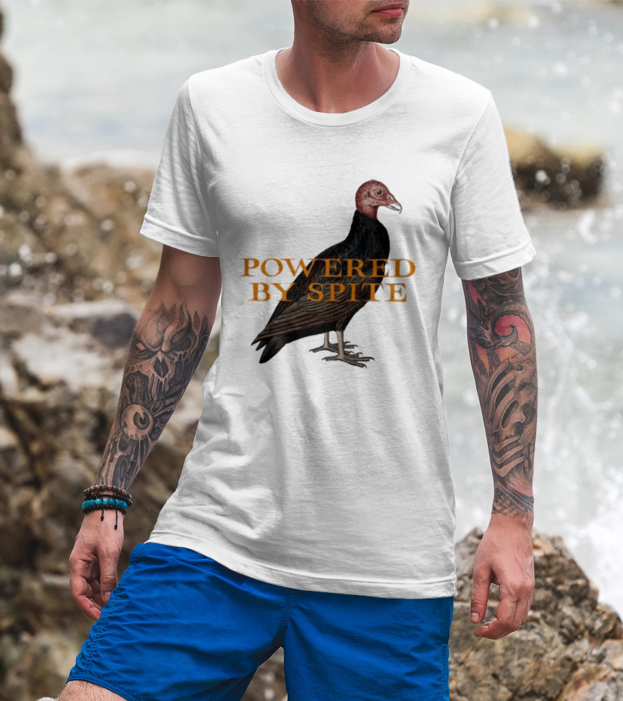 Powered By Spite Turkey Vulture T-Shirt