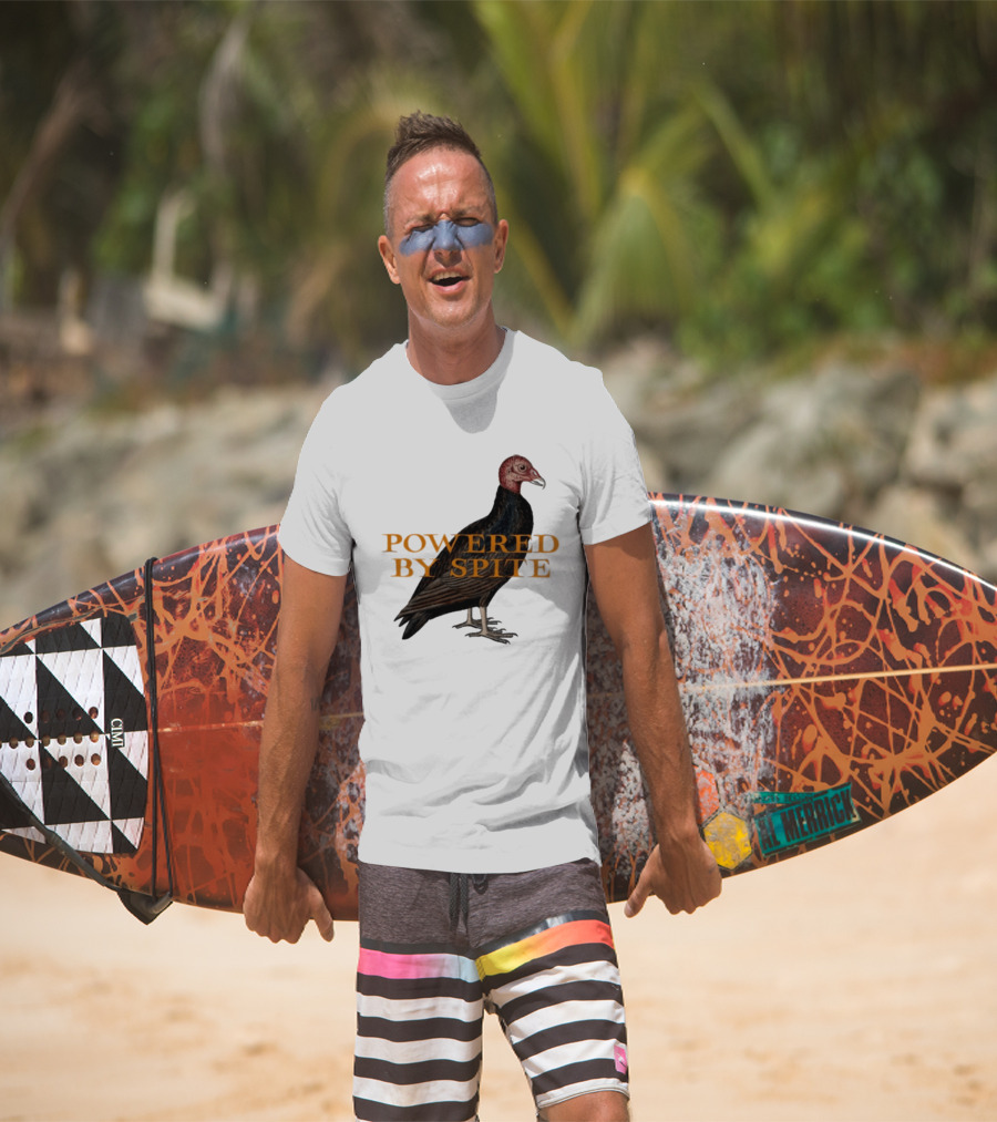 Powered By Spite Turkey Vulture T-Shirt