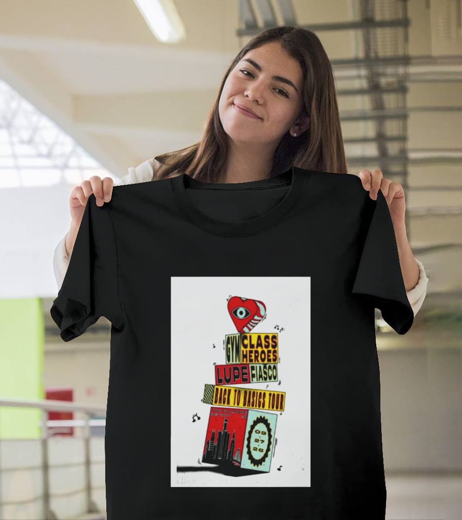 Back To Basics Tour Gym Class Heroes Lupe Fiasco The Fillmore Detroit Sep 27 2026 T-Shirt