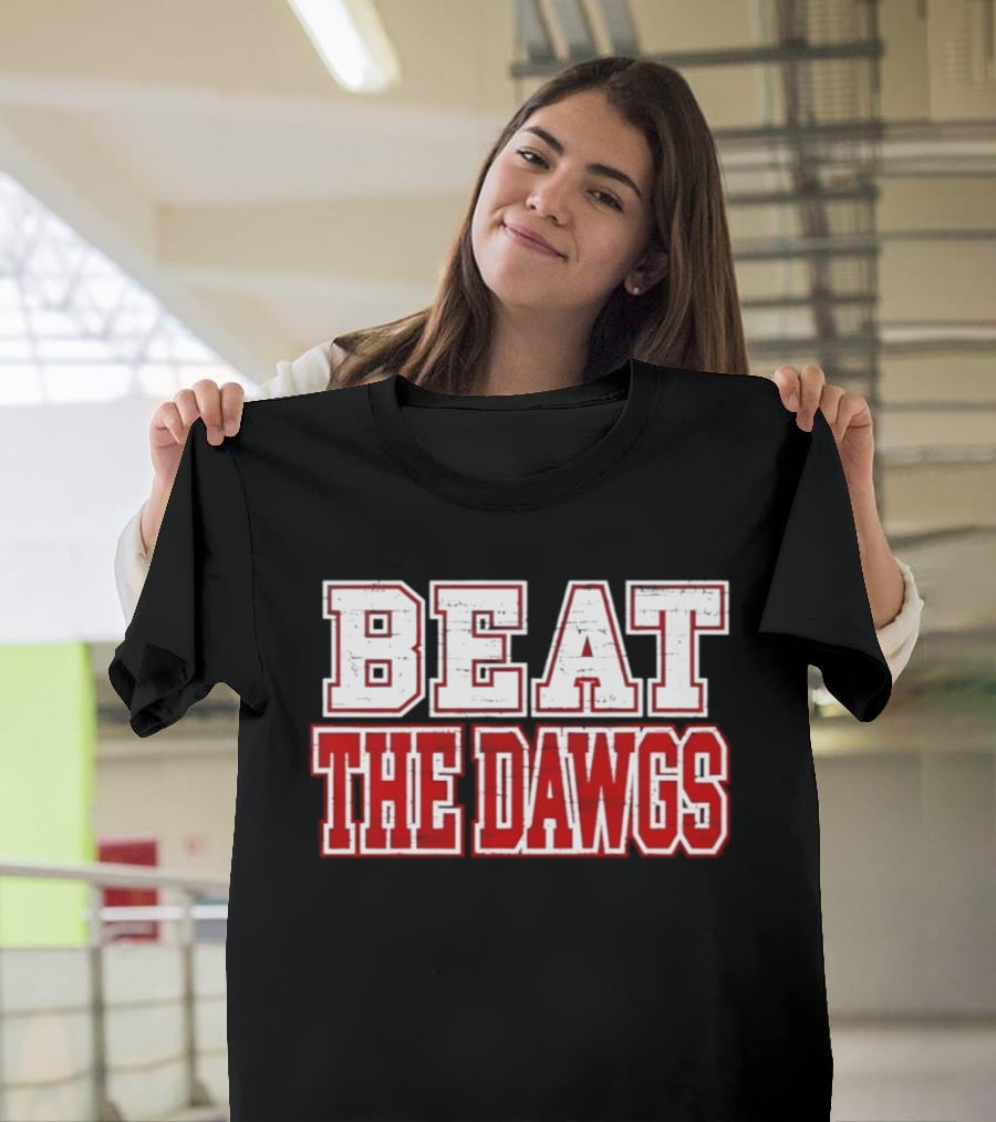Beat The Dawgs NCAA Football Rivalry Game Day T-Shirt