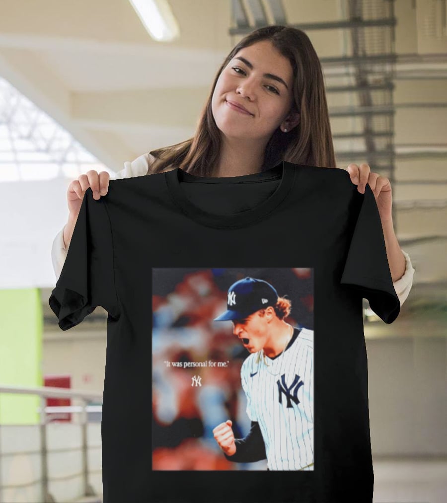 Ben Rice New York Yankees It Was Personal For Me Yankees Baseball T-Shirt