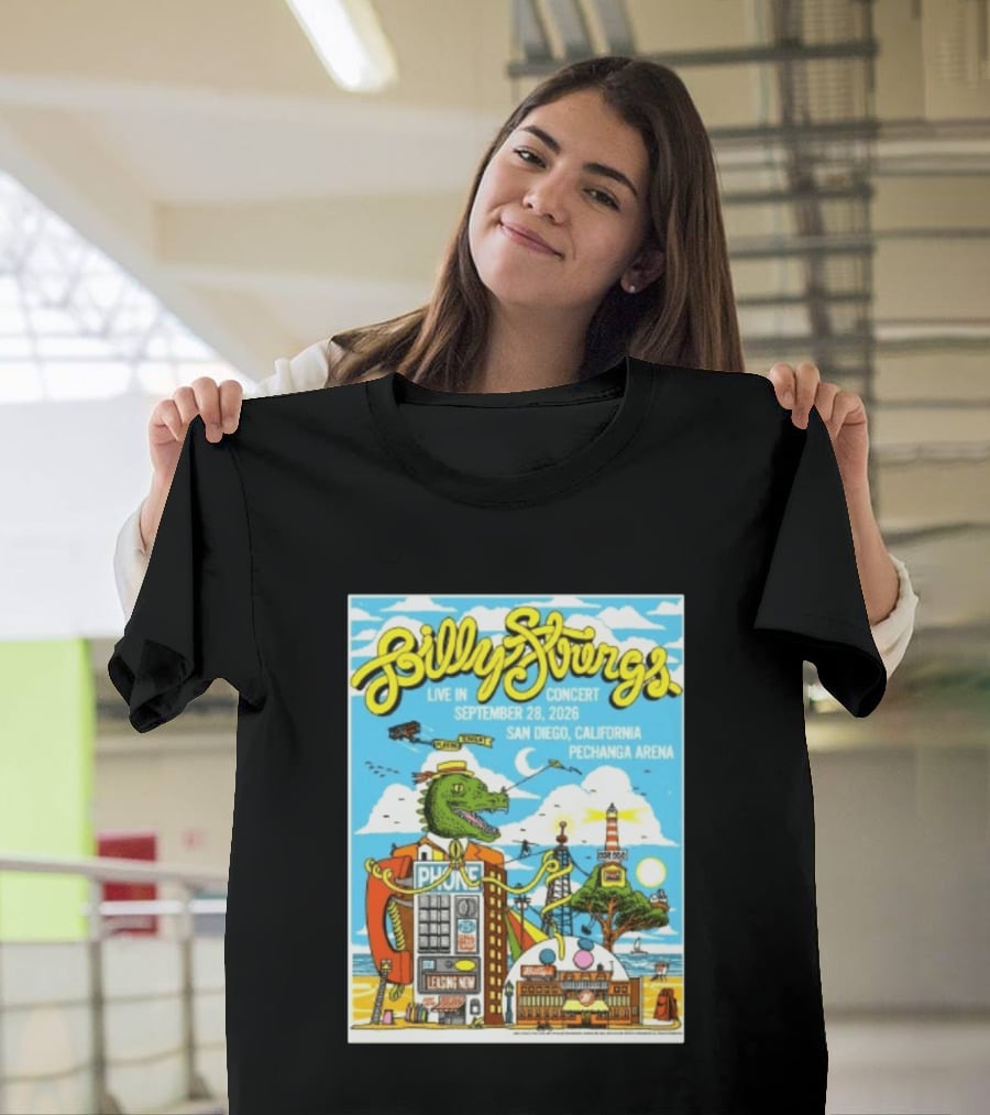 Billy Strings Live In Concert September 28 2026 San Diego Pechanga Arena T-Shirt