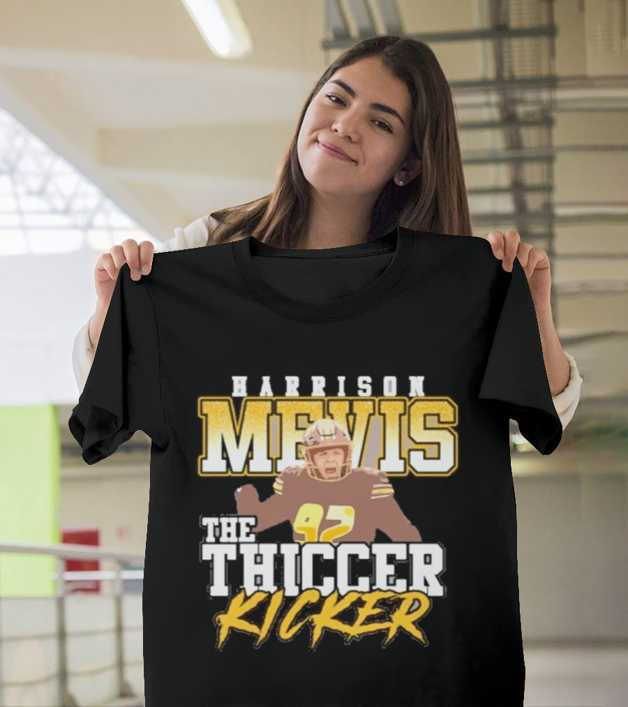 Harrison Mevis The Thicker Kicker 92 Football Celebration T-Shirt