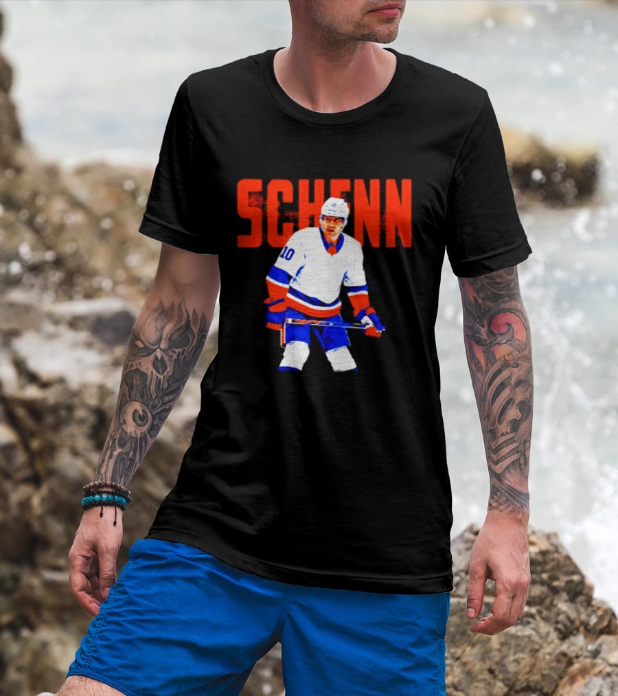 New York Islanders Brayden Schenn Grunge T-Shirt