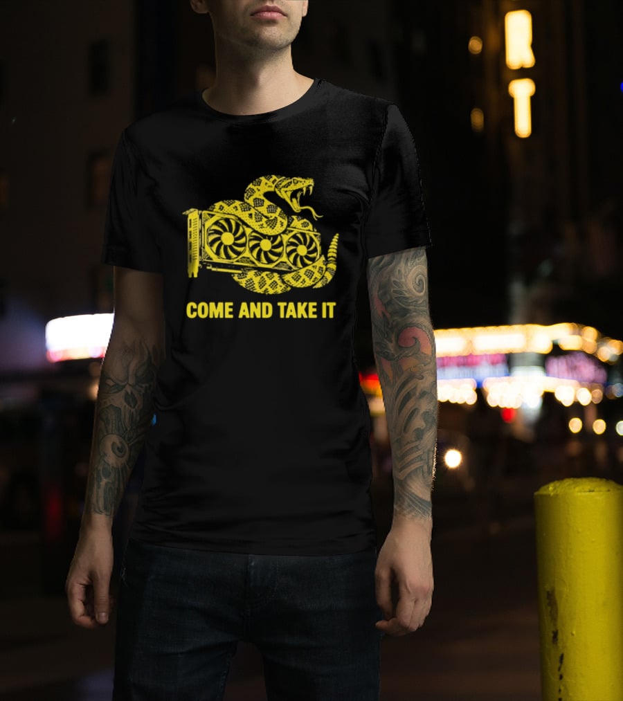 Come And Take It Snake GPU Graphic Card T-Shirt