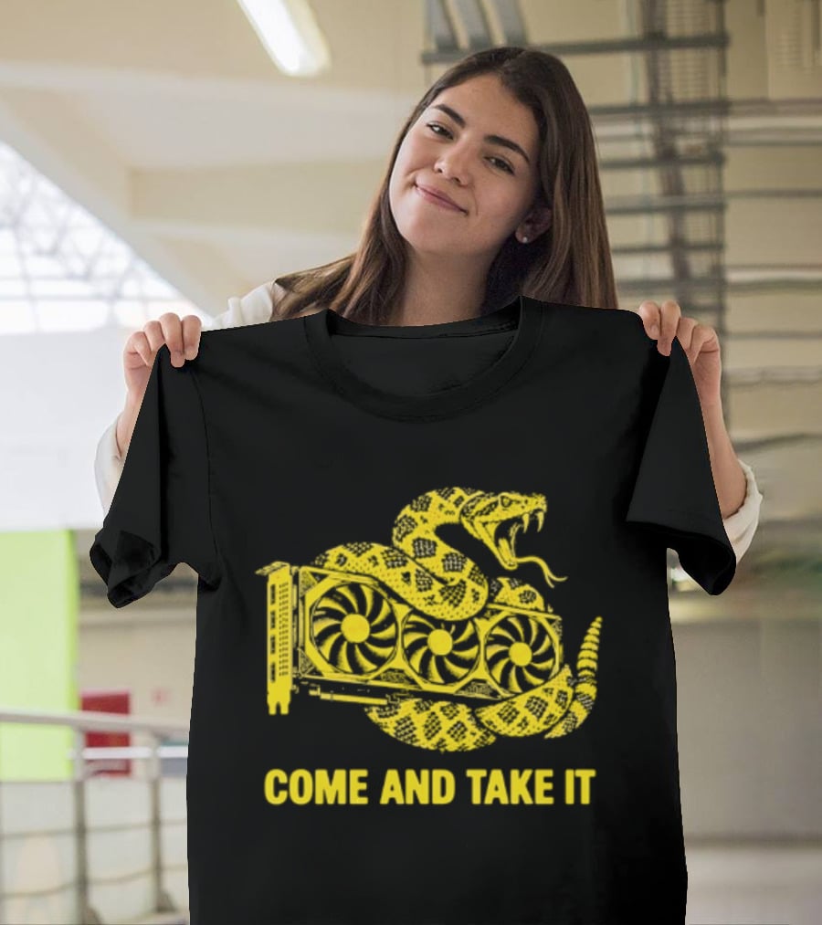 Come And Take It Snake GPU Graphic Card T-Shirt