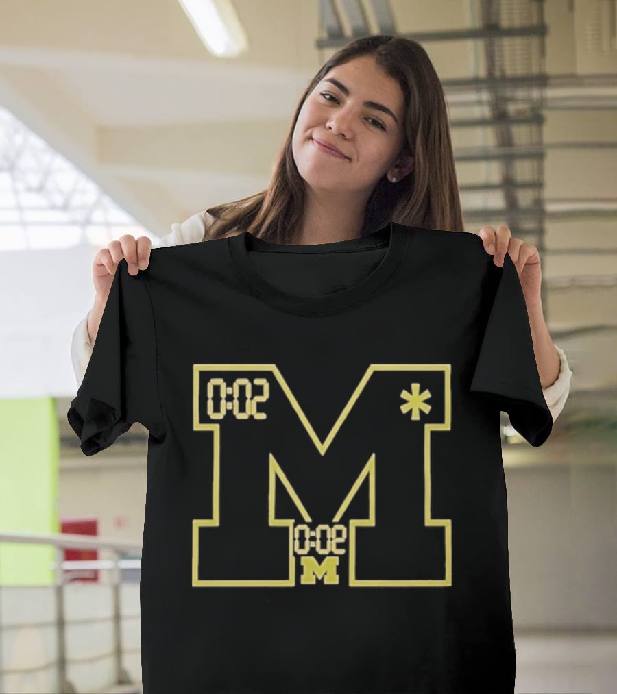 Michigan Wolverines Big Ten Football 002 Asterisk NCAA 2026 T-Shirt