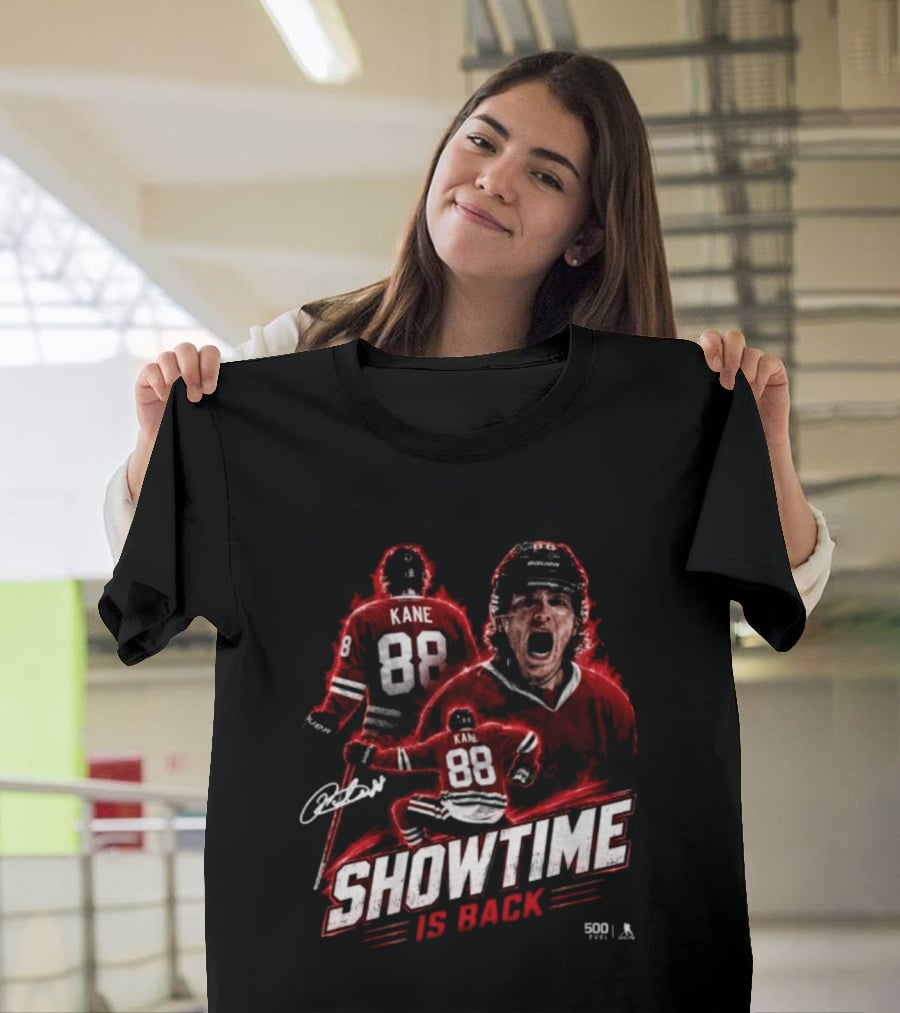 Patrick Kane 88 Showtime Is Back Chicago Trio T-Shirt