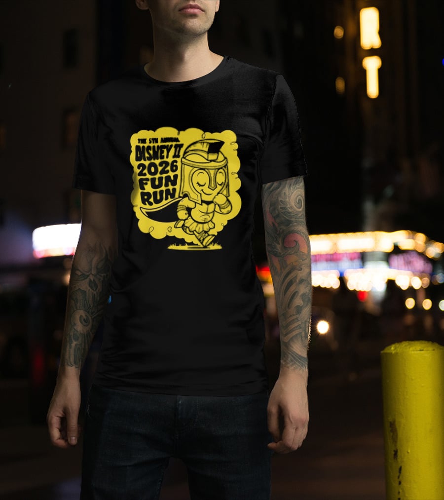 The 5th Annual Disney II 2026 Fun Run Harebrained Character Celebration T-Shirt