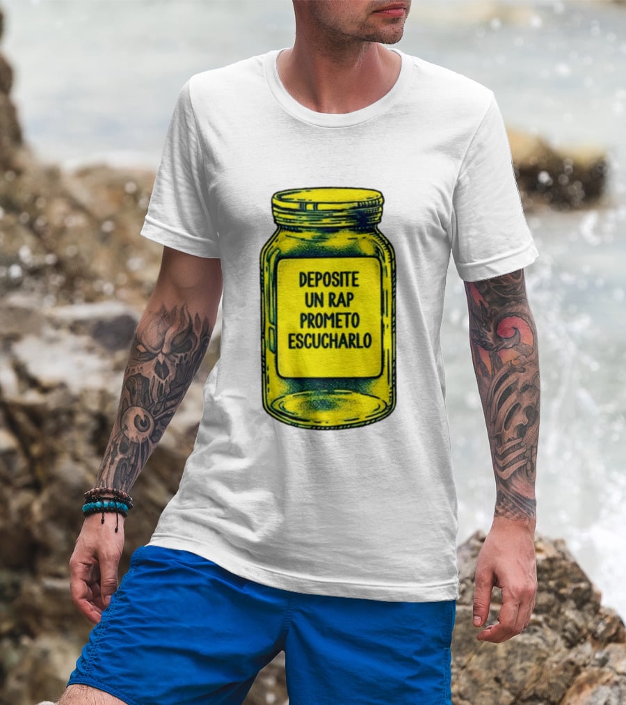 Deposite Un Rap Prometo Escucharlo Jar Music Lover T-Shirt