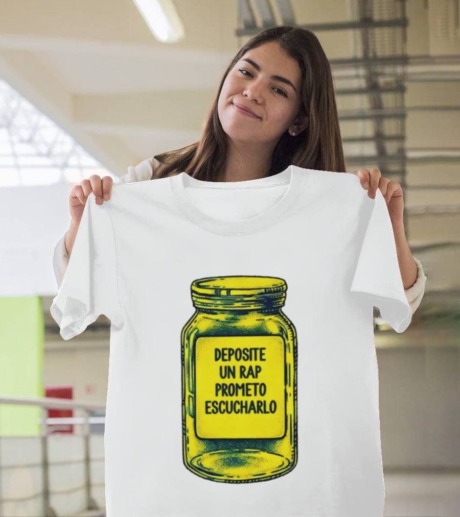 Deposite Un Rap Prometo Escucharlo Jar Music Lover T-Shirt