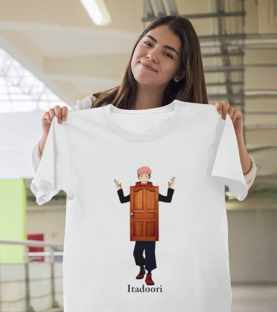 Yuji Itadori Door Jujutsu Kaisen Anime Itadoori T-Shirt
