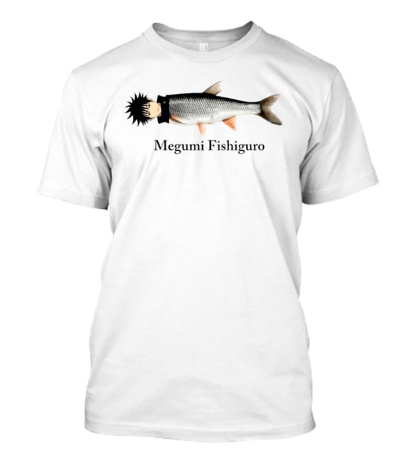 Megumi Fishiguro Jujutsu Kaisen Anime Fish Mashup T-Shirt