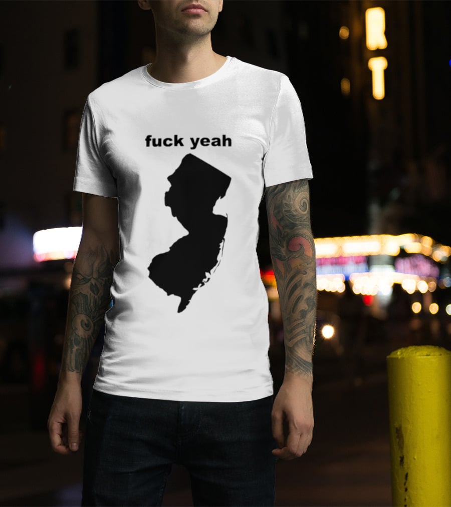 Fuck Yeah New Jersey Map T-Shirt