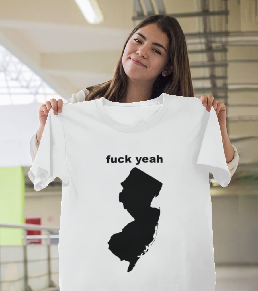 Fuck Yeah New Jersey Map T-Shirt