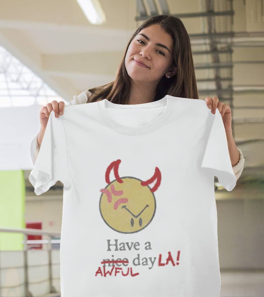 Isaiah Rashad Awful Day LA Anniversary Show 2026 Souvenir T-Shirt