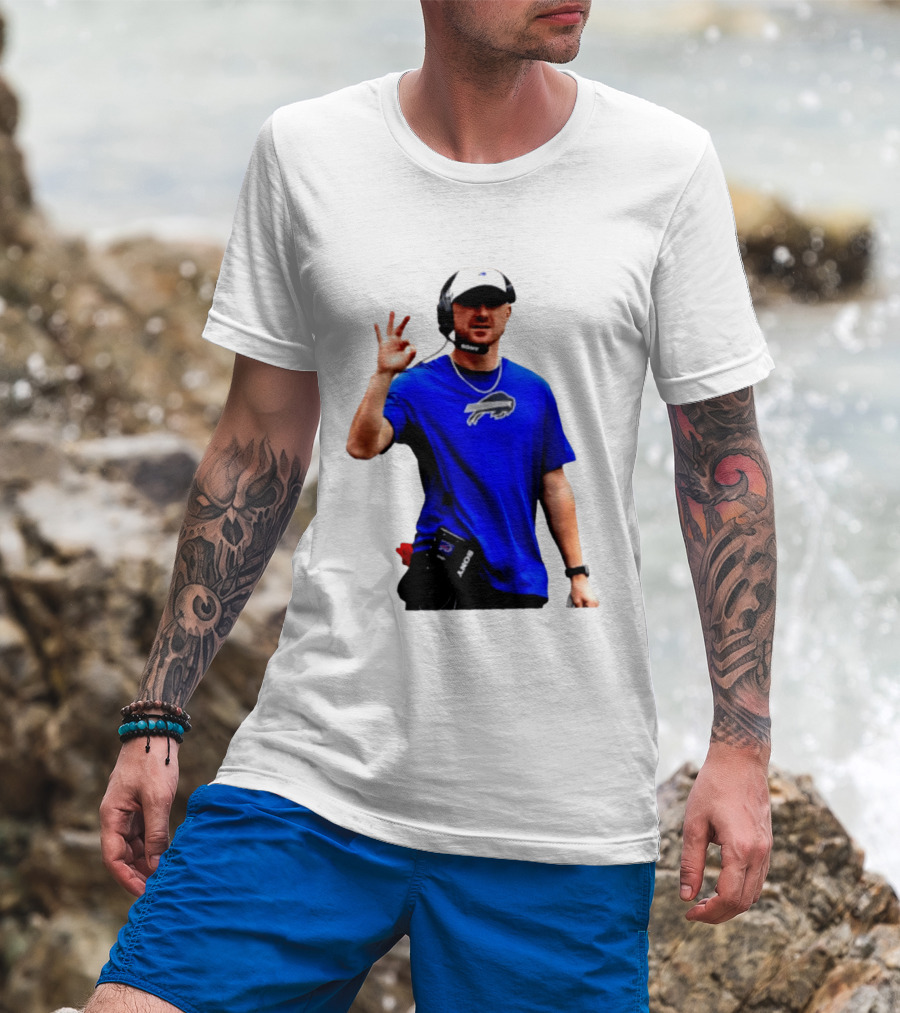 Joe Brady Buffalo Bills Coaching Moments Buffalo T-Shirt