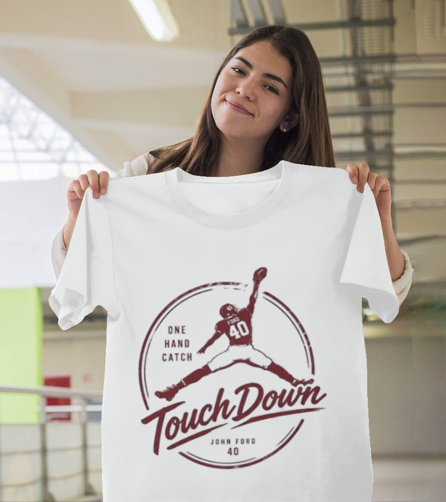 John Ford One Hand Catch Touchdown NCAA 2026 T-Shirt