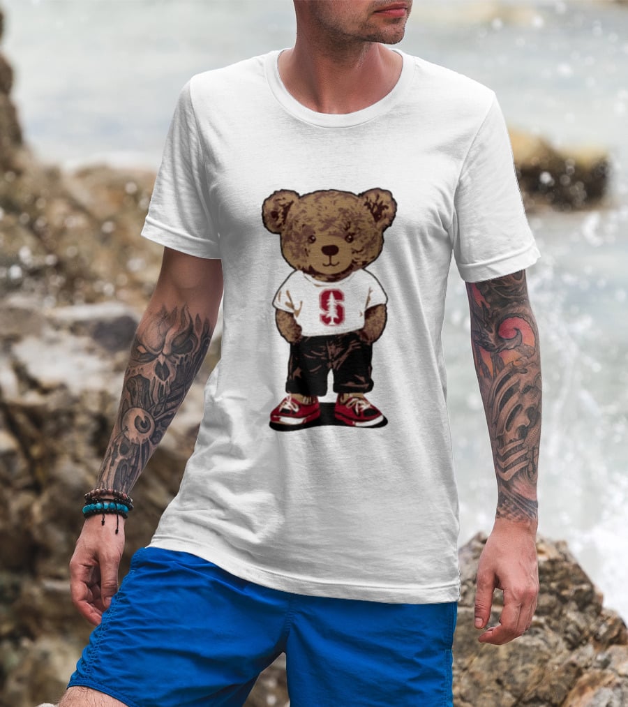 Stanford Cardinal 2026 Teddy Bear NCAA Fan Gear T-Shirt