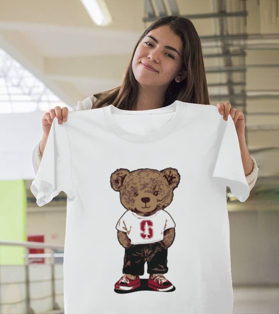 Stanford Cardinal 2026 Teddy Bear NCAA Fan Gear T-Shirt