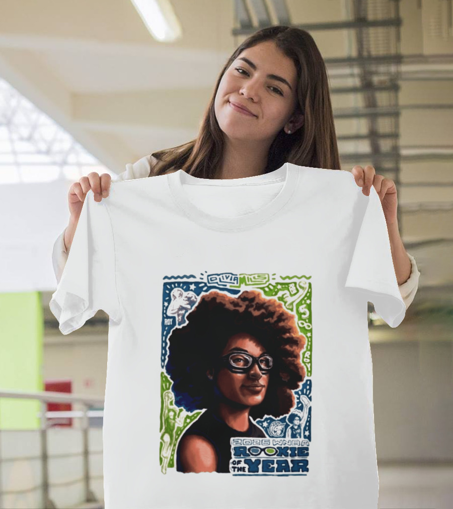 Olivia Miles Minnesota Lynx 2026 WNBA Rookie Of The Year Basketball Champion T-Shirt
