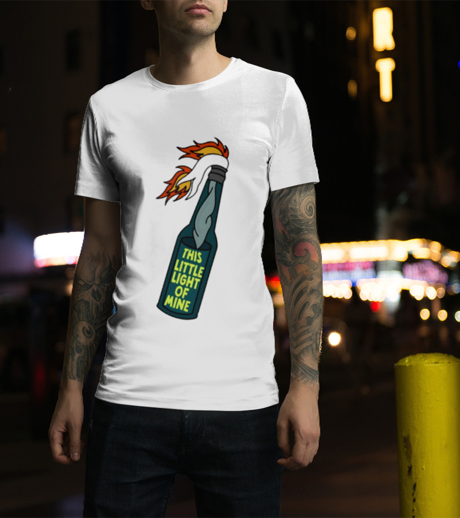 This Little Light Of Mine Molotov Cocktail Flame Bottle T-Shirt