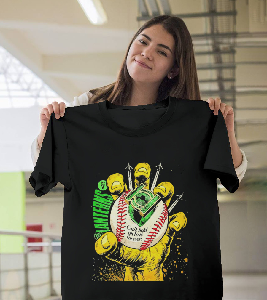 DC Comics Lanterns No 7 Can't Hold On To It Forever Baseball Glove T-Shirt