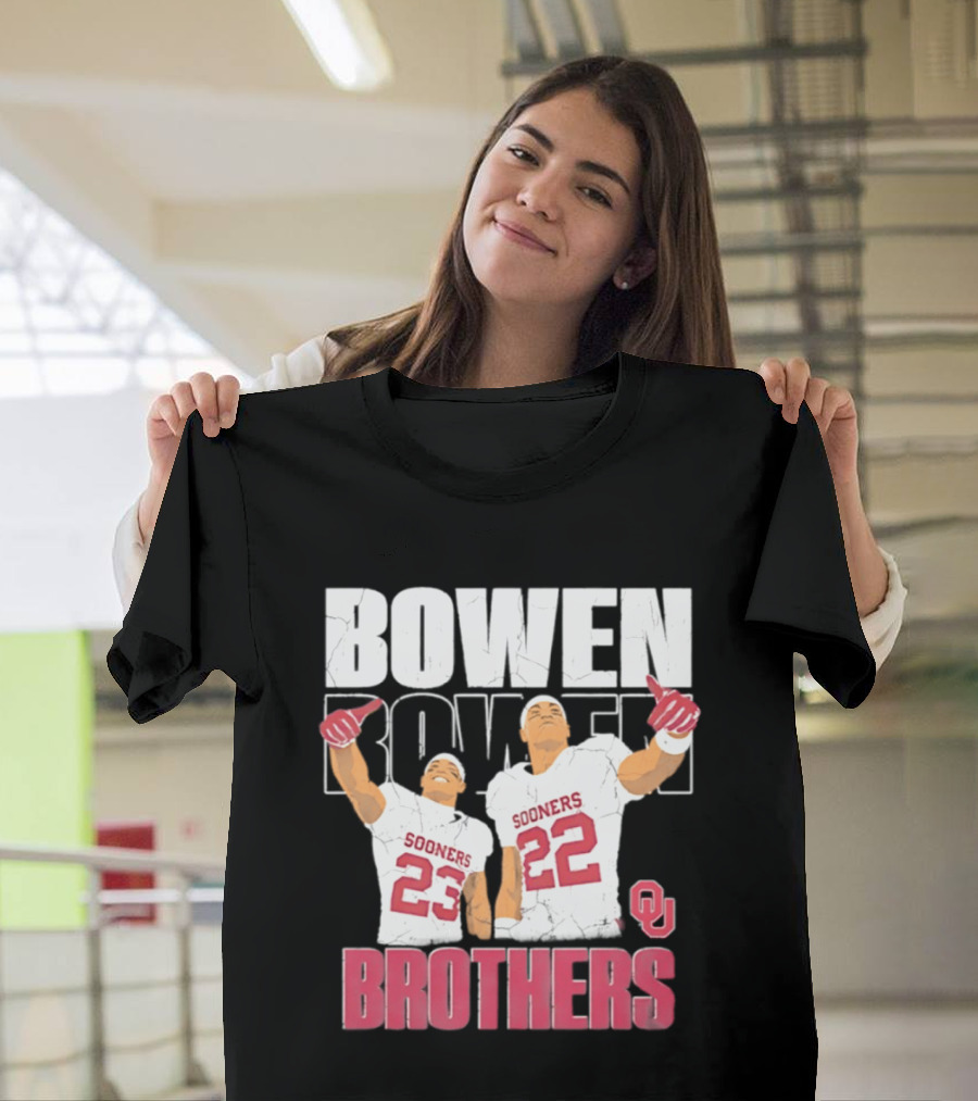 Bowen Brothers Sooners NCAA Football OU T-Shirt