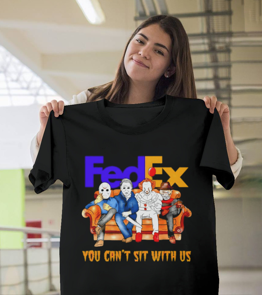 FedEx Horror Friends Halloween 2026 You Can't Sit With Us T-Shirt