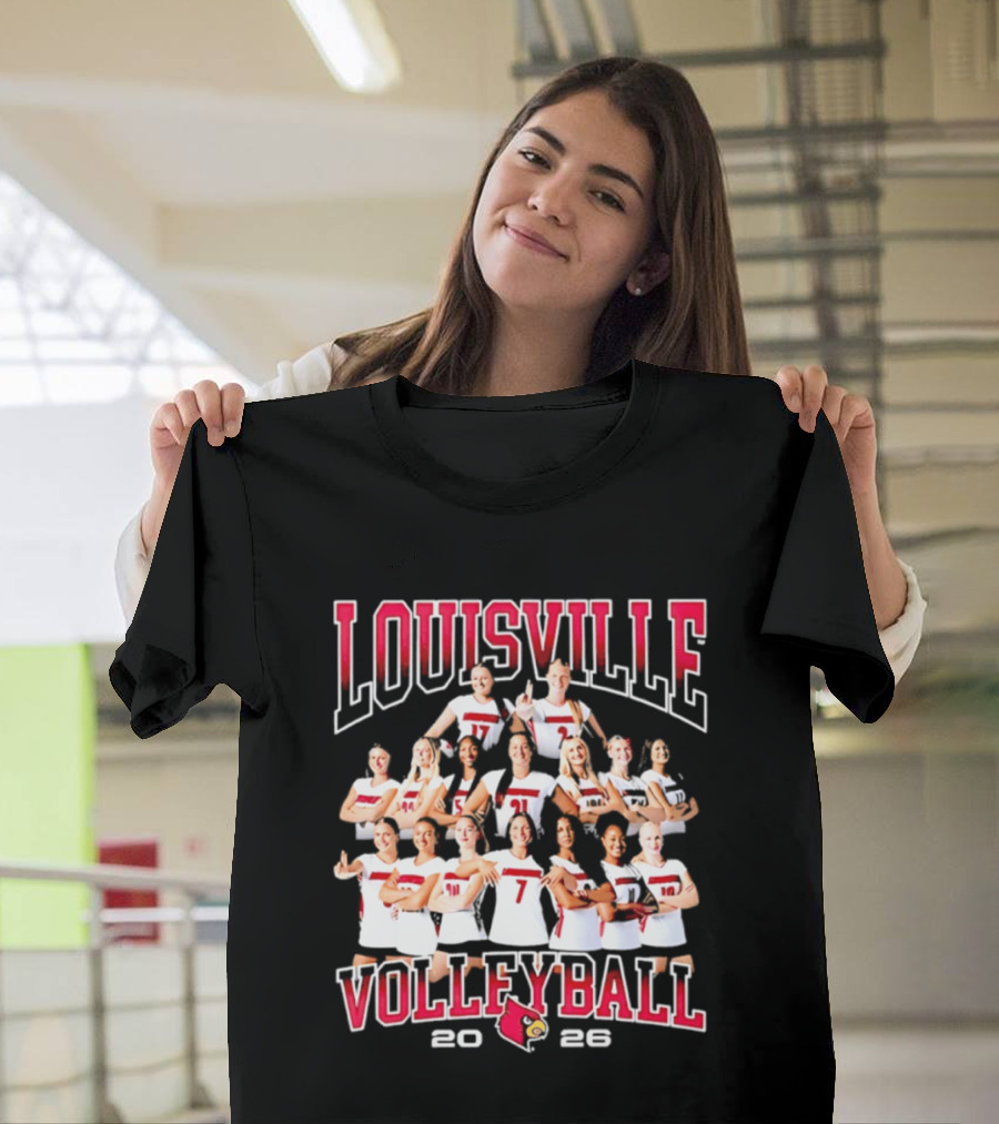 Louisville Volleyball 2026 NCAA Women's Team Cardinals T-Shirt
