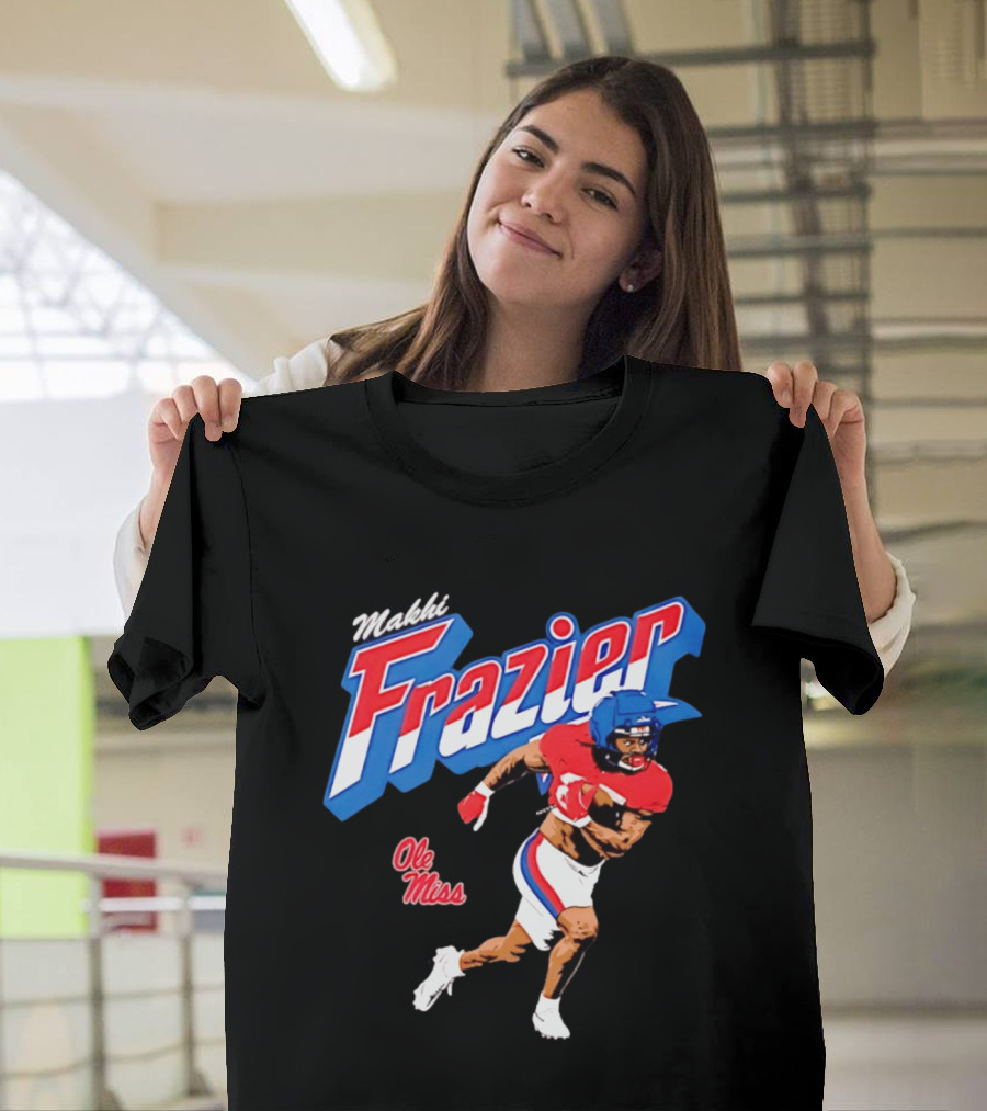 Makhi Frazier Ole Miss Rebels Football Player NCAA T-Shirt