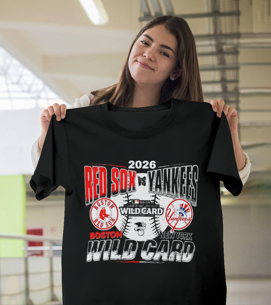 2026 Boston Red Sox Vs New York Yankees Wild Card Matchup T-Shirt