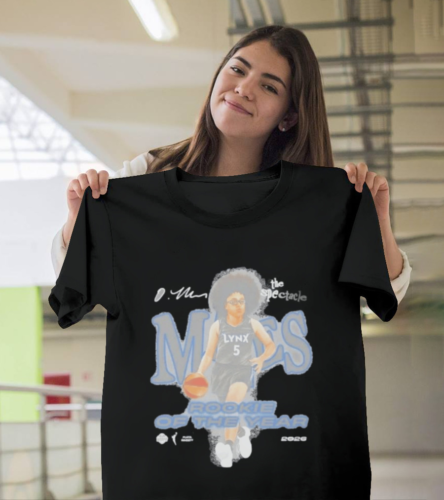 Olivia Miles Minnesota Lynx Playa Society Rookie Of The Year 2026 T-Shirt