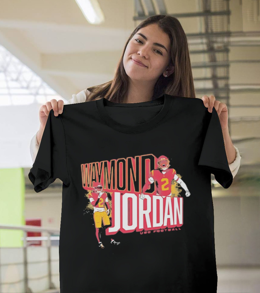 Waymond Jordan USC Trojans NCAA Football Number 2 T-Shirt