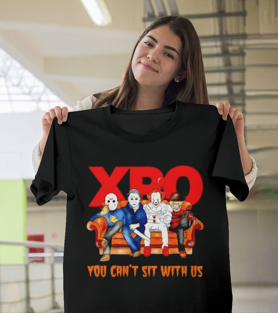 XPO Horror Movie Friends Halloween 2026 You Can't Sit With Us T-Shirt