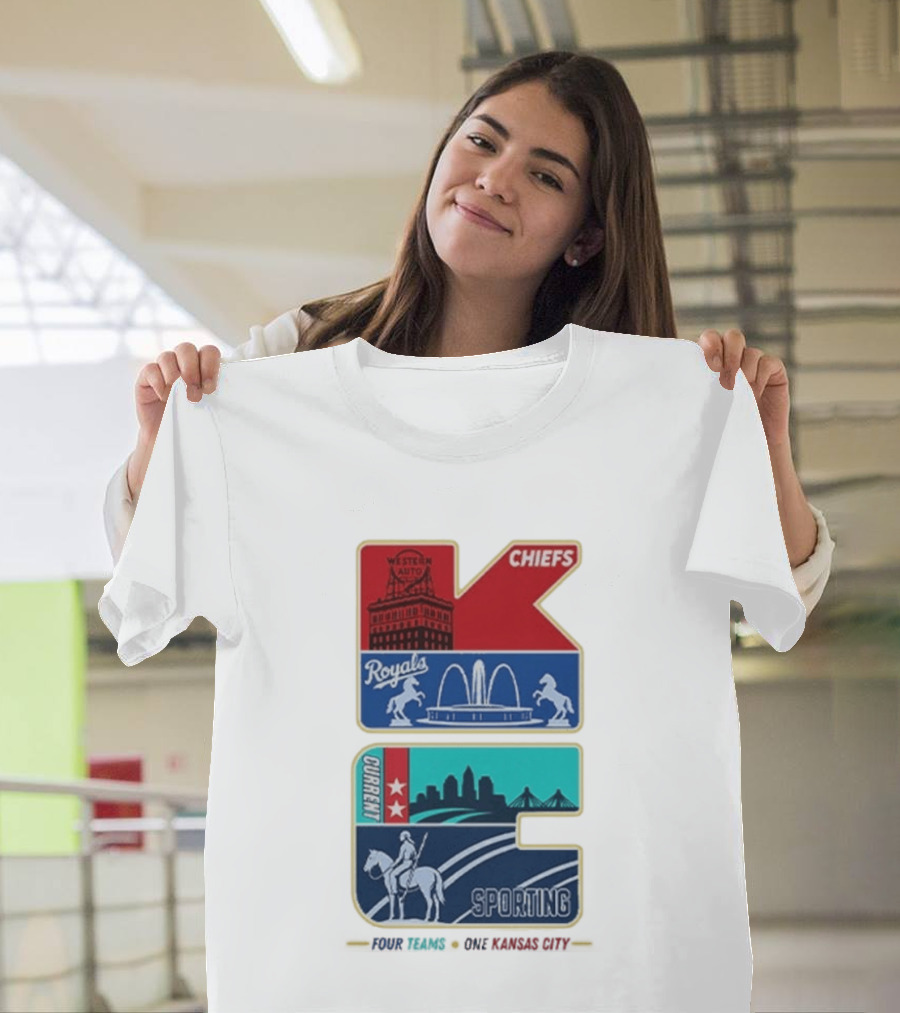 Chiefs Royals Current Sporting Kansas City Western Auto T-Shirt