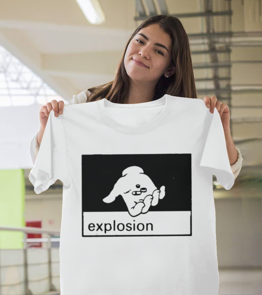 Explosion Hand Holding Pills Medication T-Shirt