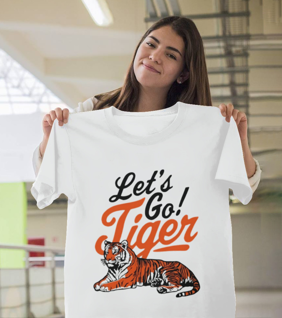 Let's Go Tiger Cincinnati Bengals Football Fan Gear T-Shirt