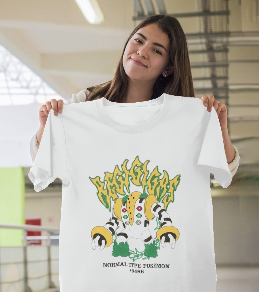 Regigigas Normal Type Pokémon 0486 Pokédex 2026 T-Shirt
