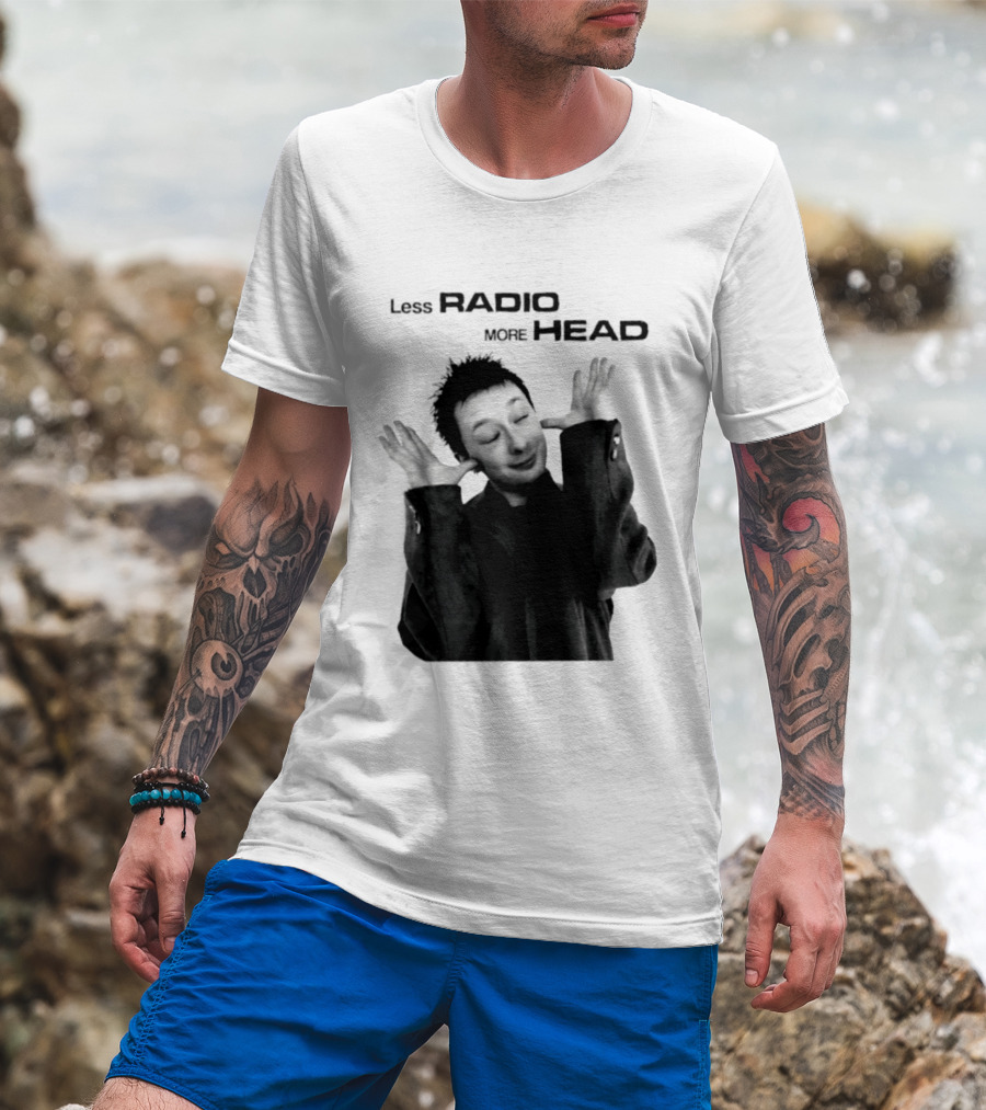 Thom Yorke Less Radio More Head Radiohead T-Shirt