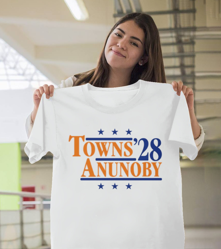 Towns Anunoby 28 New York Knicks Stars T-Shirt
