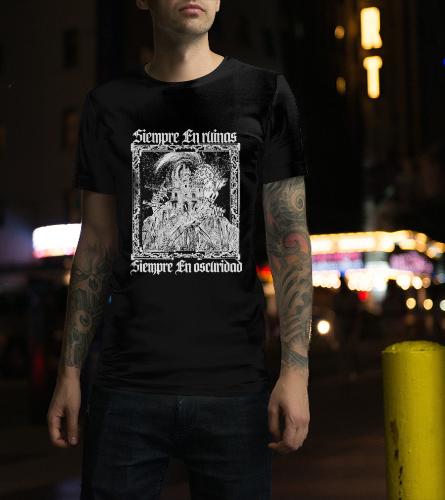 Siempre En Ruinas Siempre En Oscuridad Dark Castle T-Shirt