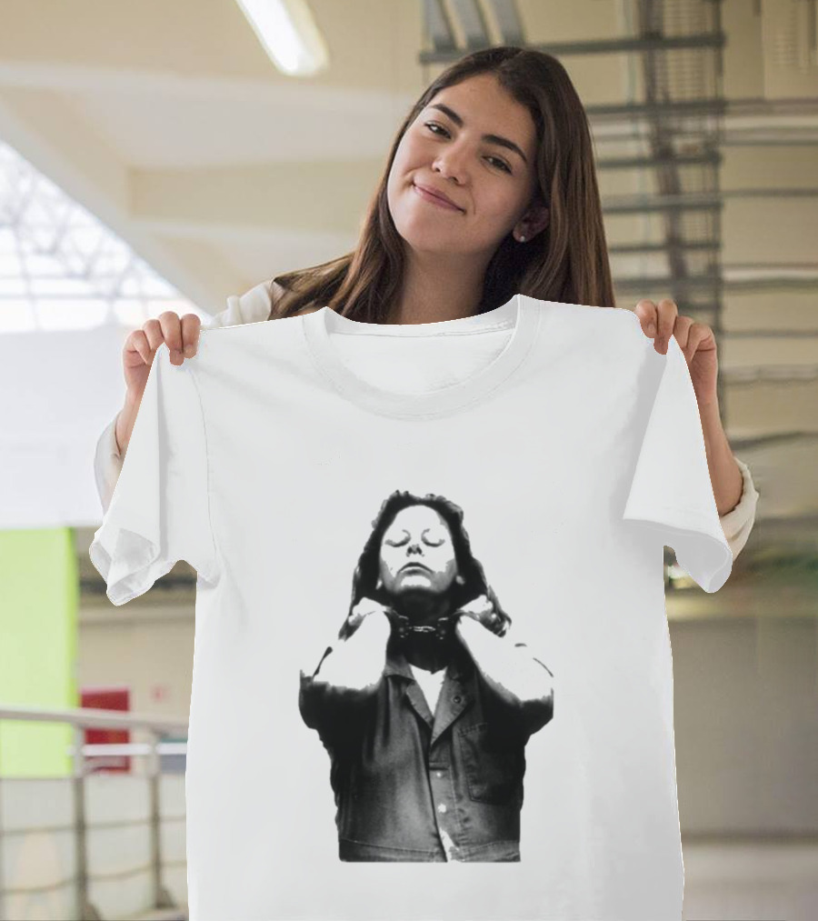 Aileen Wuornos Monochrome Shot Style Image T-Shirt