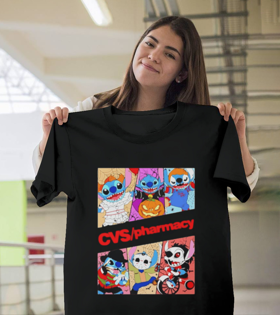 Stitch Horror Halloween CVS Pharmacy 2026 Movie T-Shirt