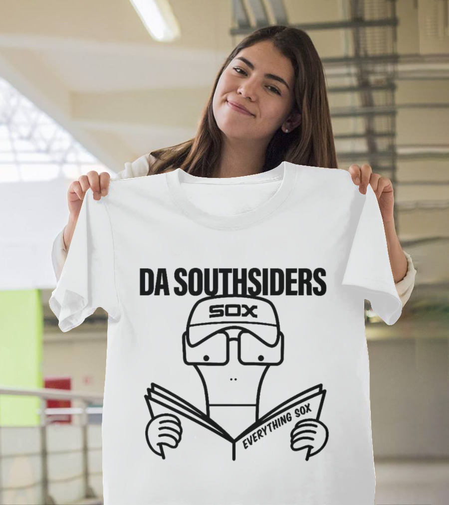 DA SOUTHSIDERS SOX EVERYTHING SOX Cartoon Reading T-Shirt
