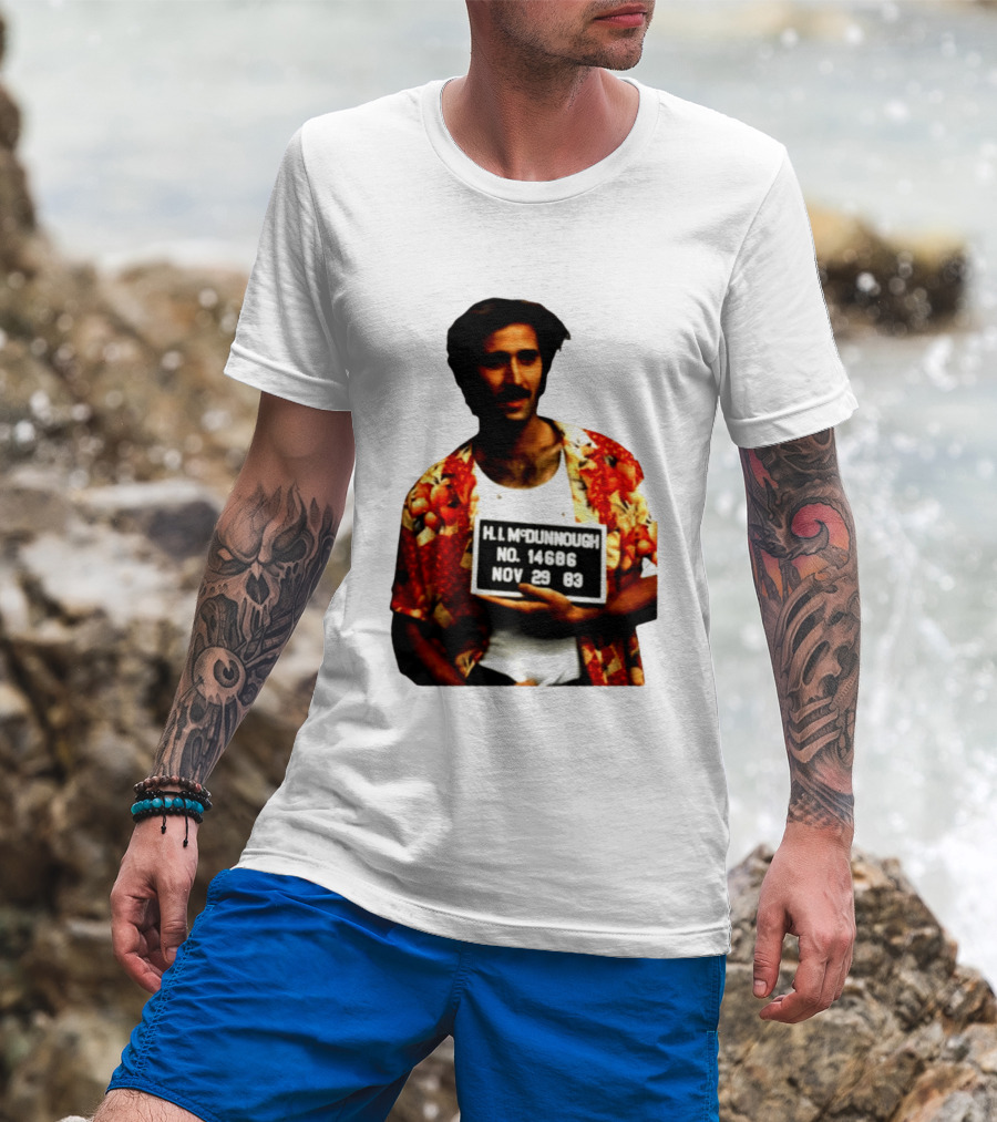 Nicolas Cage HI McDunnough Shot No. 14686 Raising Arizona November 29 83 T-Shirt